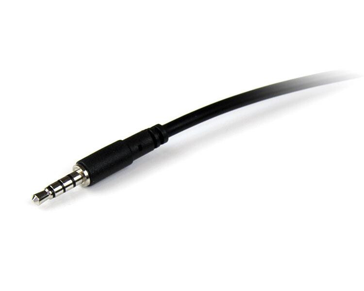 StarTech.com 1m 3,5mm 4-polige Headset Verlengkabel M/F - Afbeelding 2