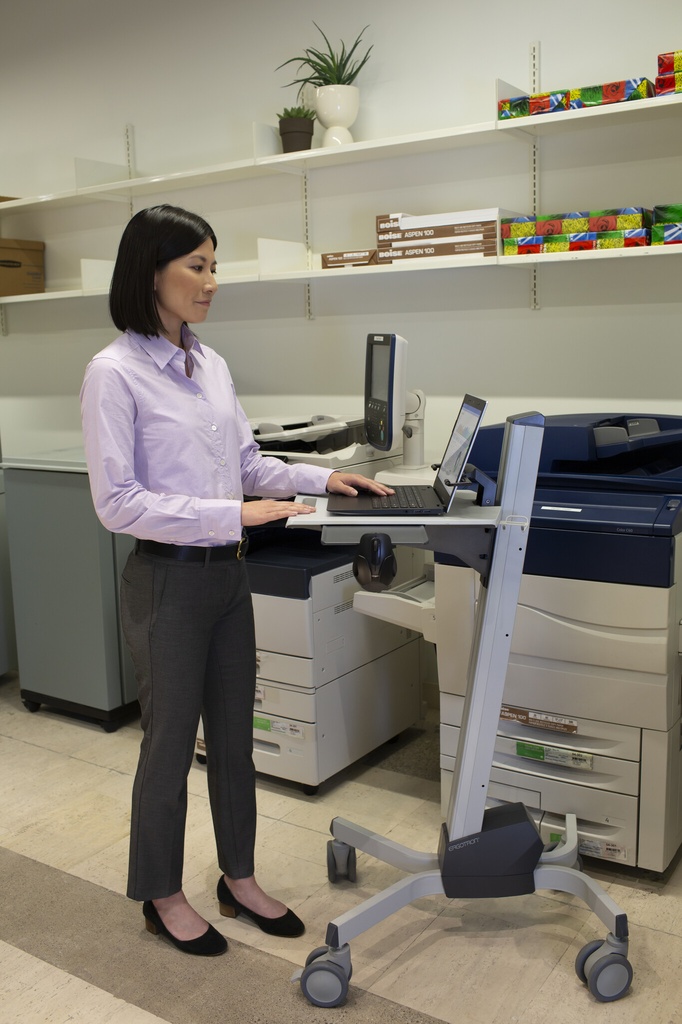 Ergotron Neo-Flex Laptop Cart Grijs Multimediawagentje/trolley - Afbeelding 2