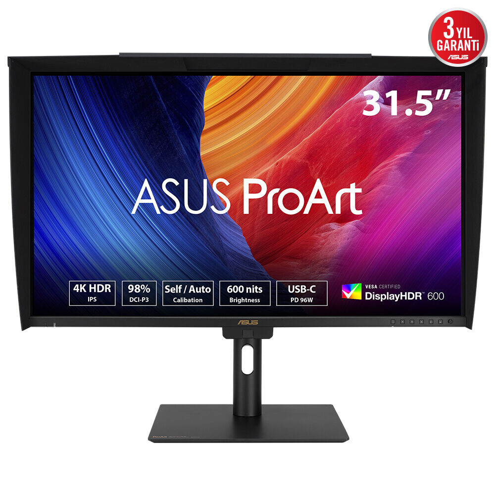 ASUS ProArt PA32UCE computer monitor 80 cm (31.5") 3840 x 2160 Pixels 4K Ultra HD LED Zwart - Afbeelding 3