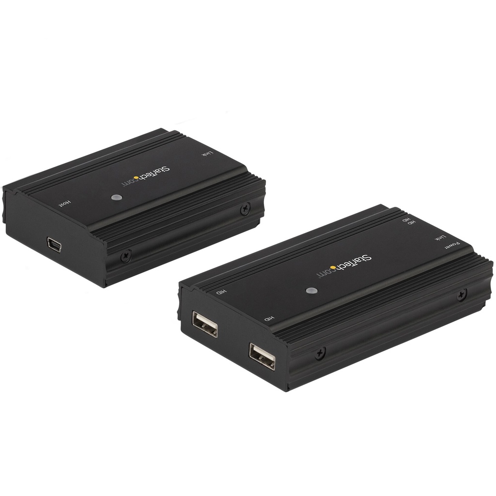 StarTech.com 4-Port USB 2.0 Extender Hub over Single CAT5e/CAT6 Ethernet Kabel (RJ45) - 100m - USB Extender Hub Adapter Kit - M - Afbeelding 3