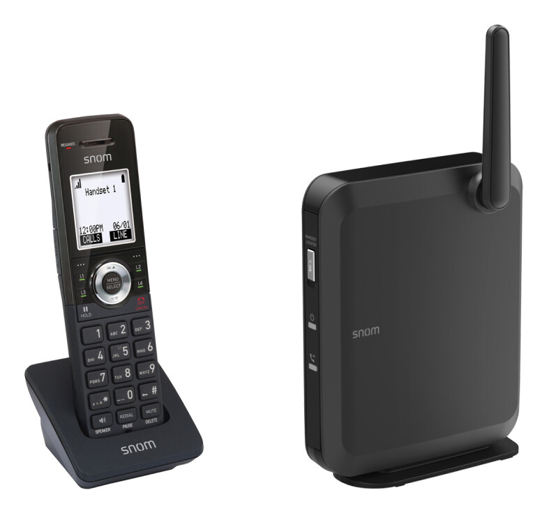 Snom 110 SC DECT Bundle DECT-telefoon Nummerherkenning Zwart