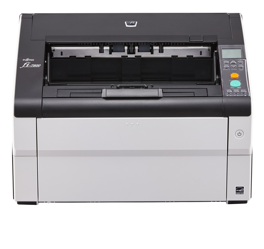 Ricoh fi-7800 ADF-/handmatige invoer scanner 600 x 600 DPI A3 Zwart, Grijs