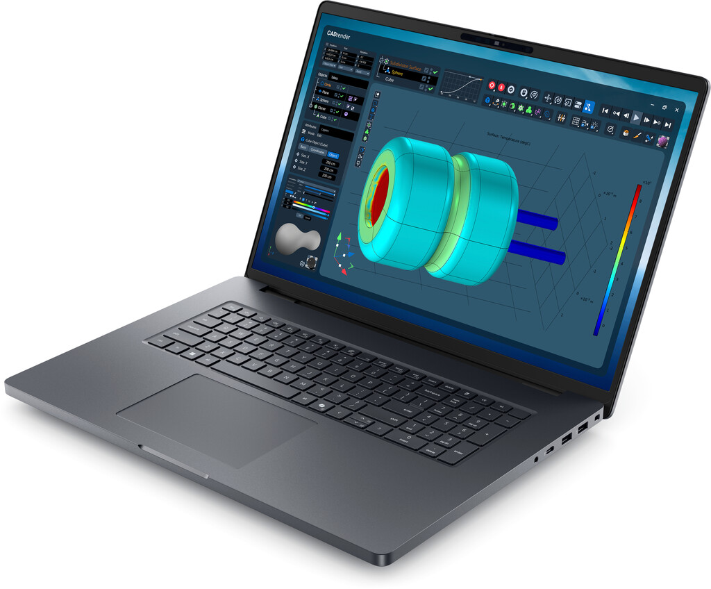 DELL Pro Max 18 Plus MB18250 Intel Core Ultra 7 265HX Mobiel werkstation 45,7 cm (18") Quad HD+ 32 GB DDR5-SDRAM 1 TB SSD NVIDIA - Afbeelding 2