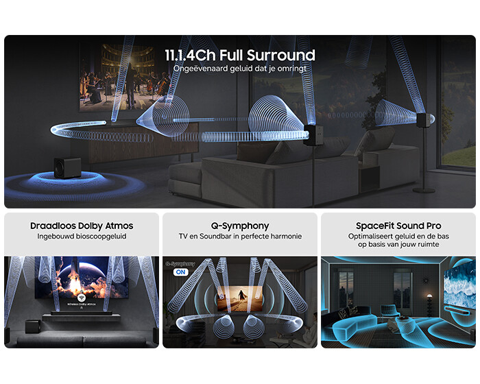 Samsung Q-series Cinematic Soundbar HW-Q990H (2026) - Afbeelding 3