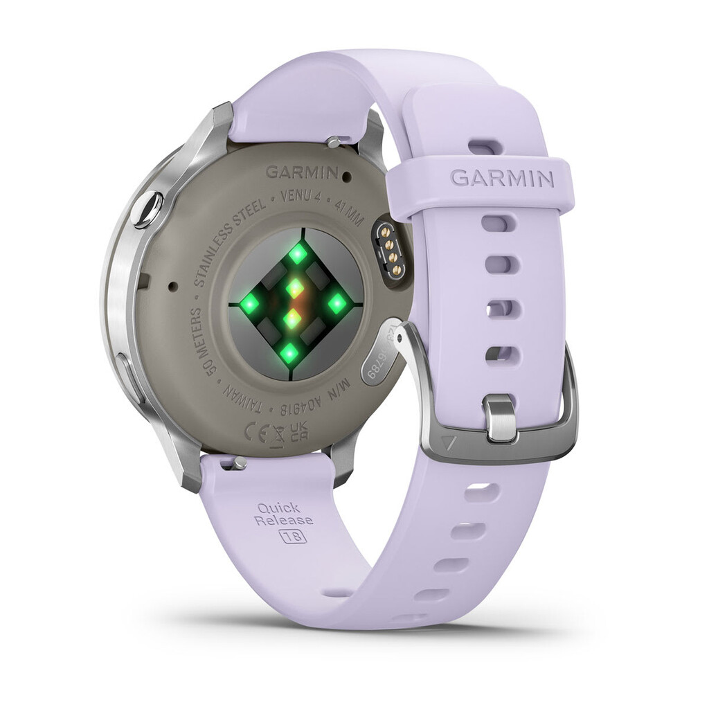 Garmin Venu 4 3,05 cm (1.2") AMOLED 41 mm Digitaal 390 x 390 Pixels Touchscreen Zilver Wifi GPS - Afbeelding 5