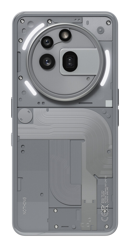 Nothing Phone (3a) Pro 17,2 cm (6.77") Dual SIM Android 15 5G USB Type-C 12 GB 256 GB 5000 mAh Grijs - Afbeelding 3