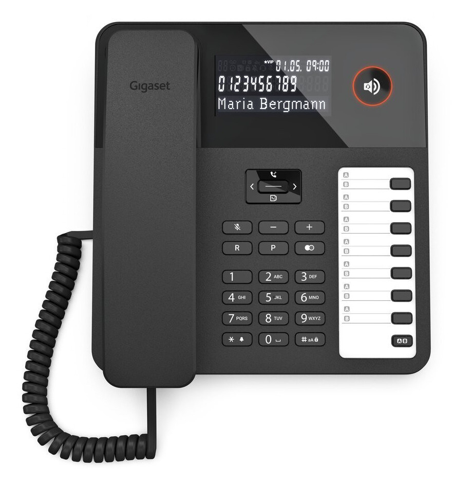 Gigaset DESK 600 Analoge telefoon Nummerherkenning Zwart - Afbeelding 5