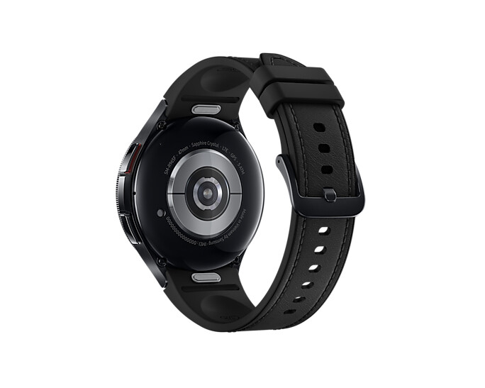 Samsung Galaxy Watch6 Classic SM-R965F 3,81 cm (1.5") OLED 47 mm Digitaal 480 x 480 Pixels Touchscreen 4G Zwart Wifi GPS - Afbeelding 4