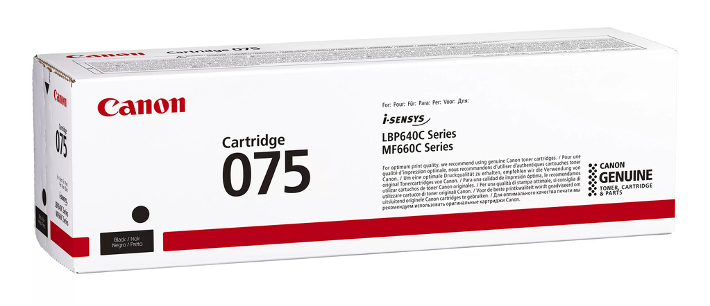 Canon 075 tonercartridge 1 stuk(s) Origineel Zwart - Afbeelding 2