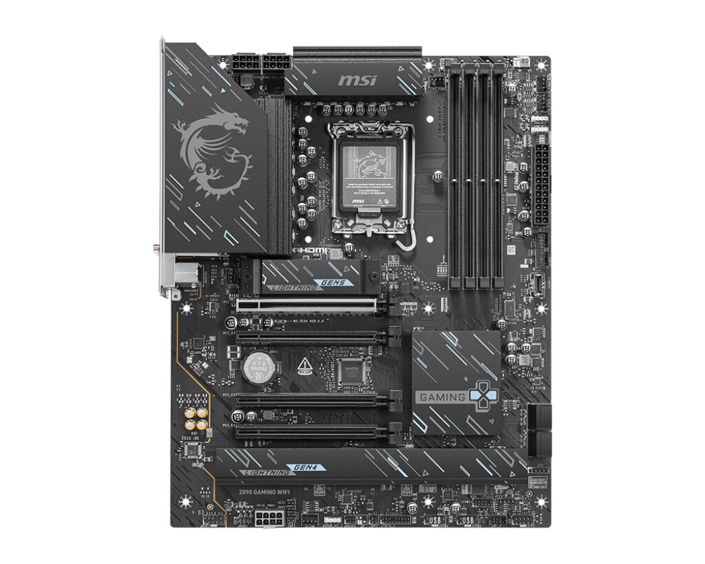 MSI Z890 GAMING WIFI moederbord Intel Z890 LGA 1851 (Socket V1) ATX - Afbeelding 2