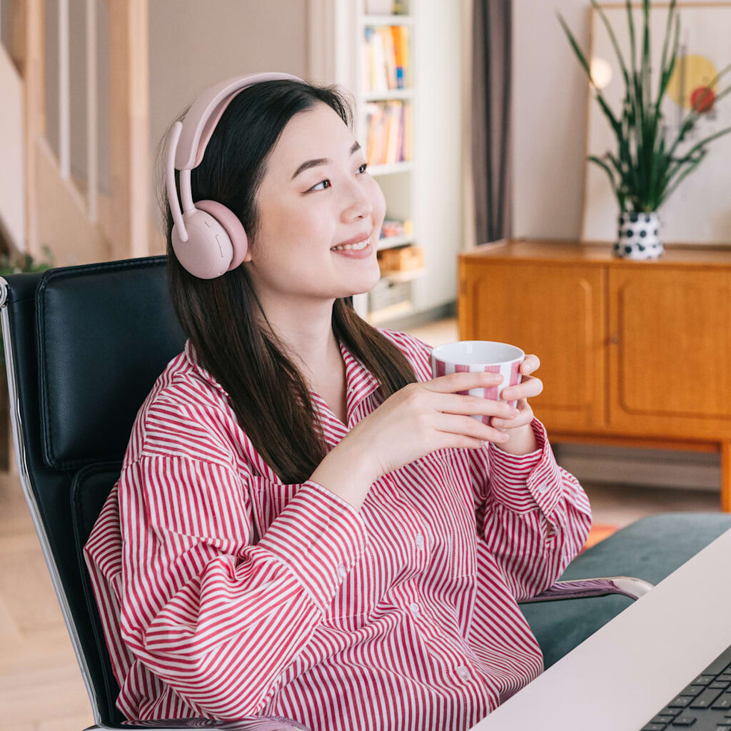 Logitech Zone Wireless 2 ES Headset Bedraad en draadloos Hoofdband Oproepen/muziek USB Type-C Bluetooth Roze - Afbeelding 2