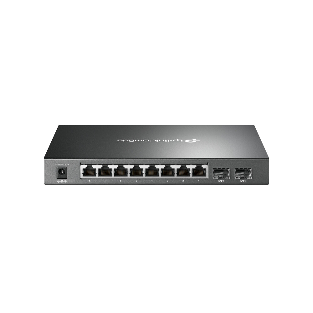 TP-Link Omada SG2210P netwerk-switch Managed L2/L2+ Gigabit Ethernet (10/100/1000) Power over Ethernet (PoE) Zwart - Afbeelding 2