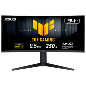 ASUS TUF Gaming VG34WQML5A computer monitor 86,4 cm (34") 3440 x 1440 Pixels UltraWide Quad HD LED Zwart