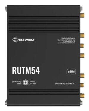 Teltonika RUTM54 draadloze router Gigabit Ethernet Dual-band (2.4 GHz / 5 GHz) 5G Zwart