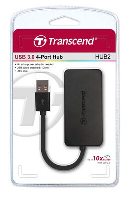 Transcend HUB2 Zwart - Afbeelding 4