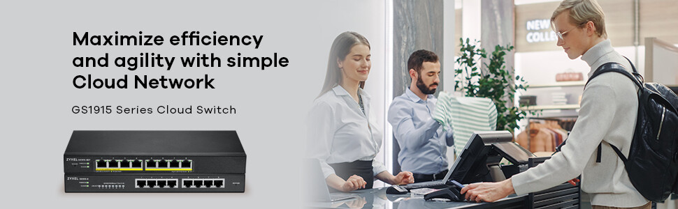 Zyxel GS1915-8 Managed L2 Gigabit Ethernet (10/100/1000) Zwart - Afbeelding 7