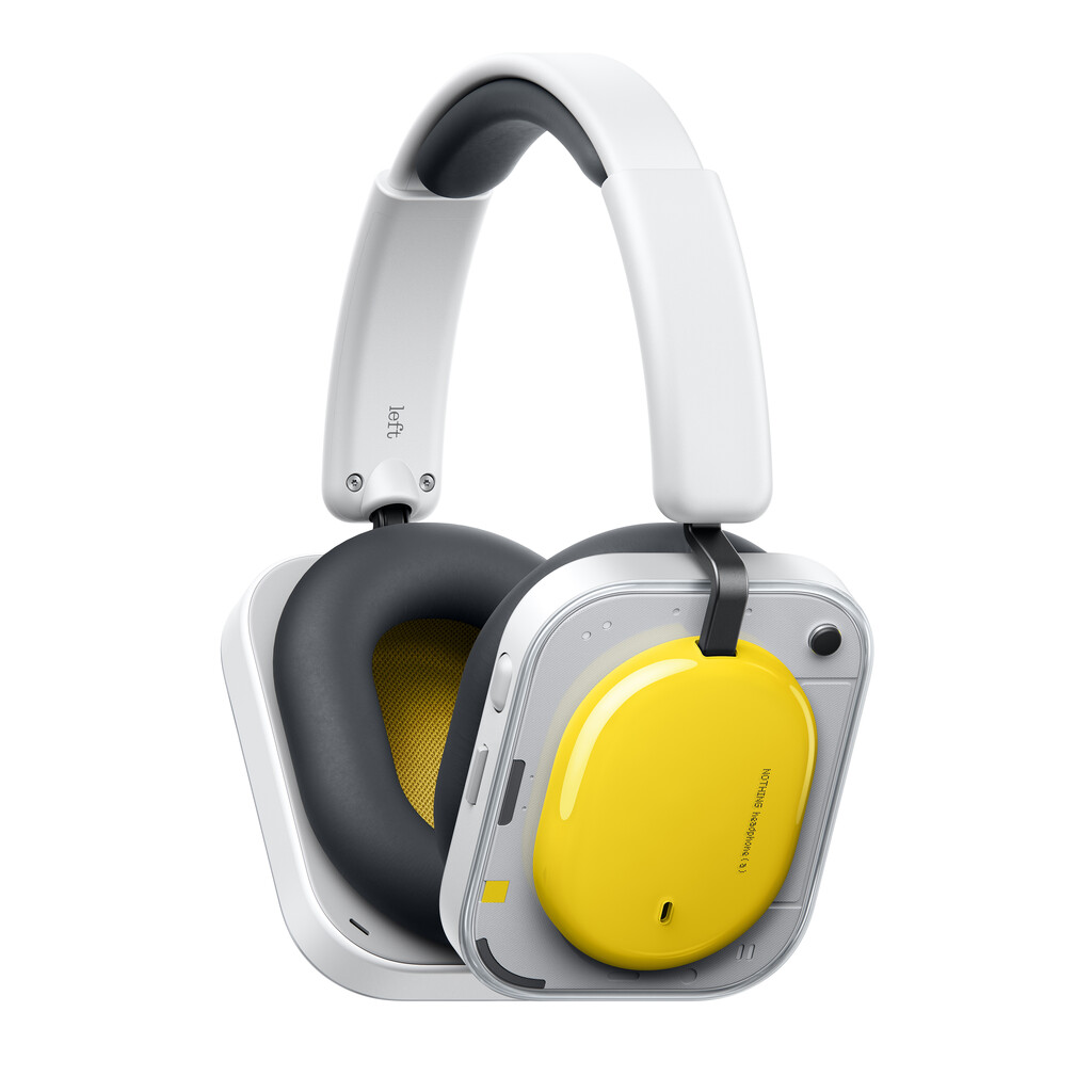 Nothing Headphone (a) Headset Bedraad en draadloos Hoofdband Muziek USB Type-C Bluetooth Geel - Afbeelding 2