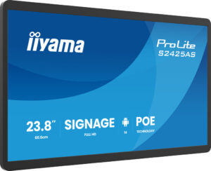 iiyama ProLite S2425AS-B1P Digitale signage flatscreen 60,5 cm (23.8") LCD Wifi 500 cd/m² Full HD Zwart Type processor Android 2