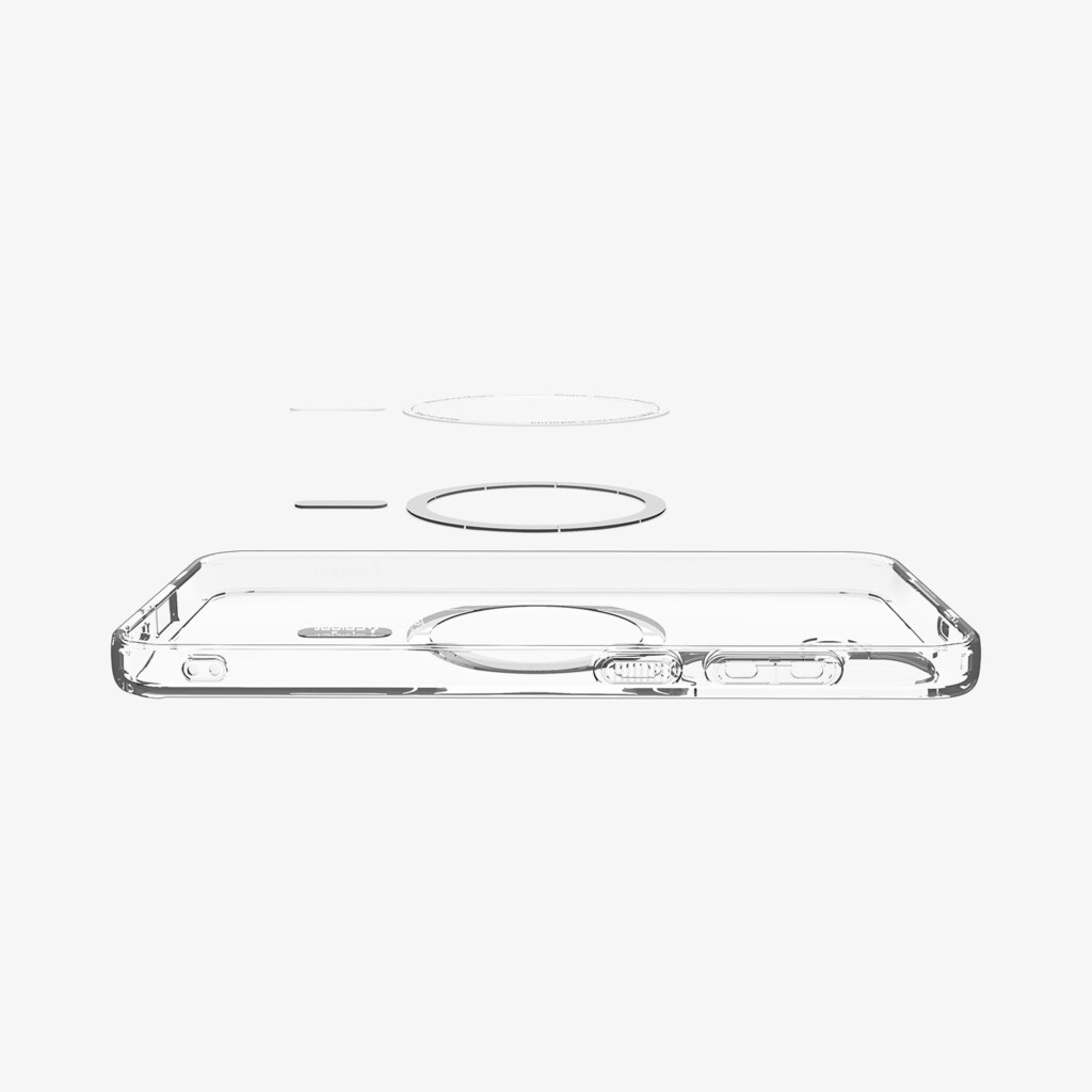 Spigen Ultra Hybrid Metal Ring (MagFit) mobiele telefoon behuizingen 17 cm (6.7") Hoes Transparant, Wit - Afbeelding 4