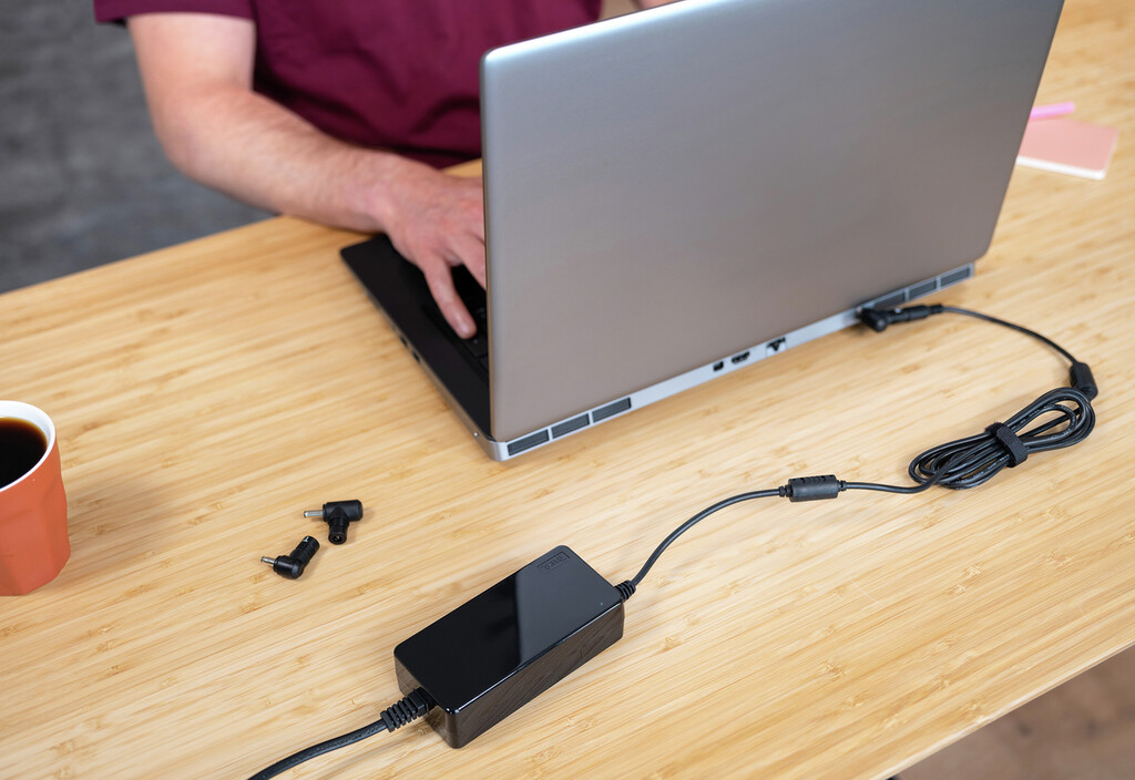 Trust Primo 70W Universele laptop‑lader – laptop‑oplader – universele laptop‑adapter – met meerdere aansluitstukken – Zwart - Afbeelding 6