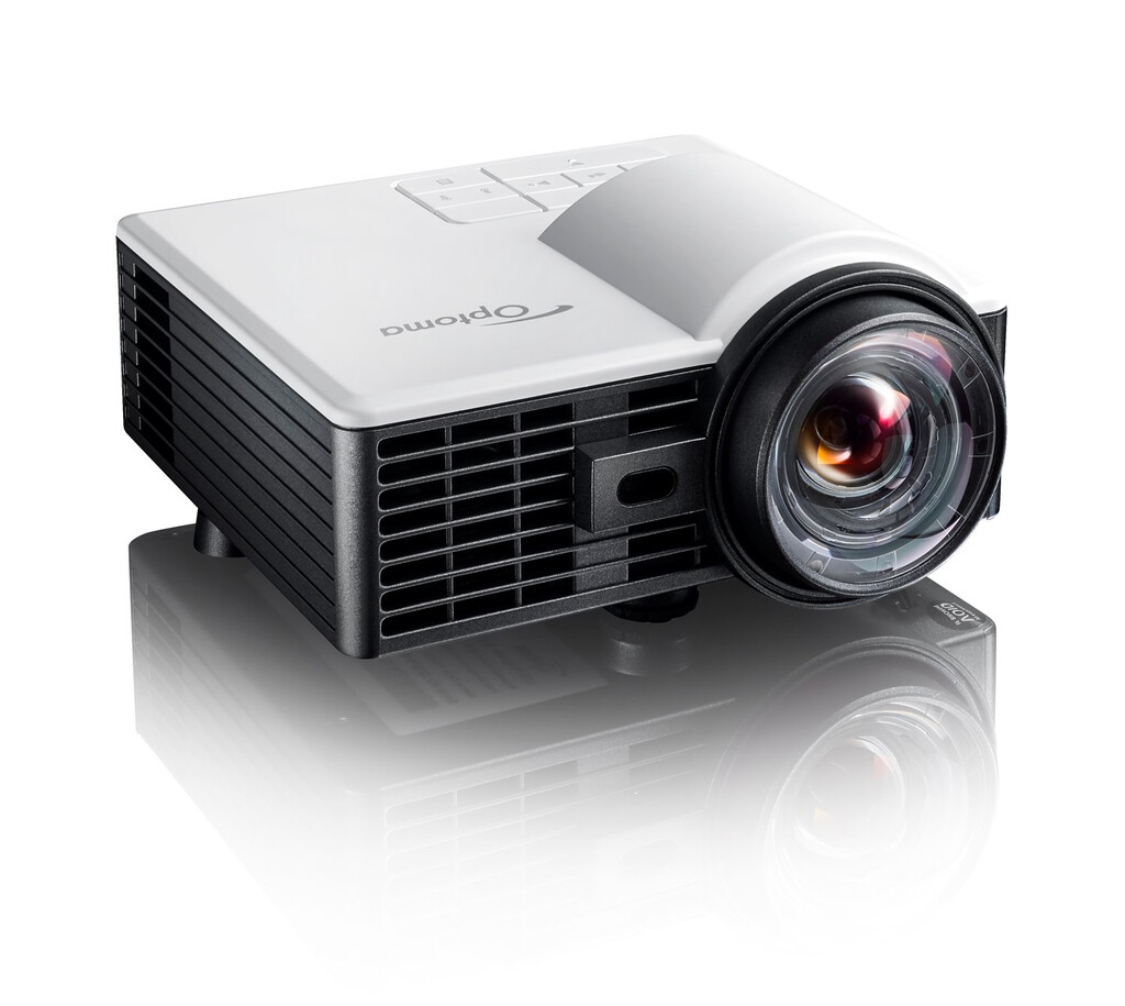 Optoma ML1050STi Projector met korte projectieafstand 535 ANSI lumens DLP WXGA (1280x800) 3D Zwart, Wit - Afbeelding 2