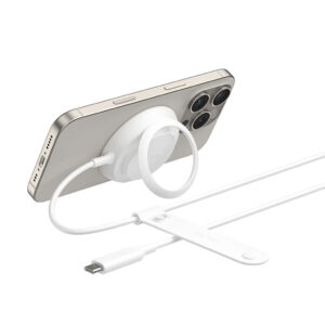 Belkin WIA014hqWH Hoofdtelefoons, Smartphone Wit USB Draadloos opladen Snel opladen Binnen