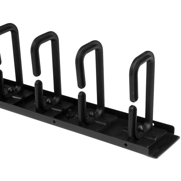 StarTech.com 2-Pack 20U Verticale Server Rack Kabelmanager met D-Ring Haken, 40U Netwerk Rack Kabelorganizer, 2x 91cm Kabelgele - Afbeelding 3