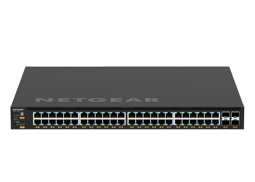NETGEAR GSM4352 Managed L3 Gigabit Ethernet (10/100/1000) Power over Ethernet (PoE) 1U Zwart - Afbeelding 7