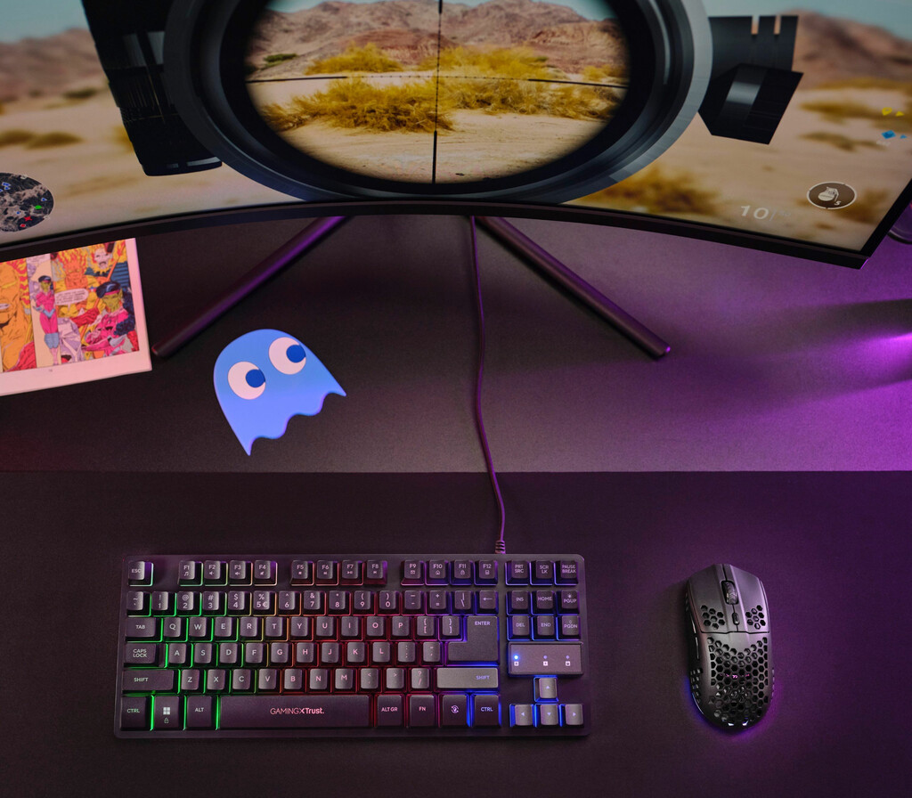 Trust GXT 929 Helox Gaming Muis - Draadloze gamingmuis – 6 programmeerbare knoppen – 4800 DPI – Zwart - Afbeelding 5
