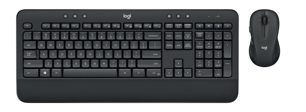 Logitech MK545 Advanced toetsenbord Inclusief muis Universeel USB QWERTZ Duits Zwart