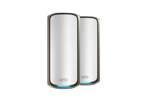 NETGEAR Orbi 970 Series Quad-Band WiFi 7, 2-Pack Quad-band (2.4 GHz / 5 GHz-1 / 5 GHz-2 / 6 GHz) Wi-Fi 6 (802.11ax) Grijs 3 Inte