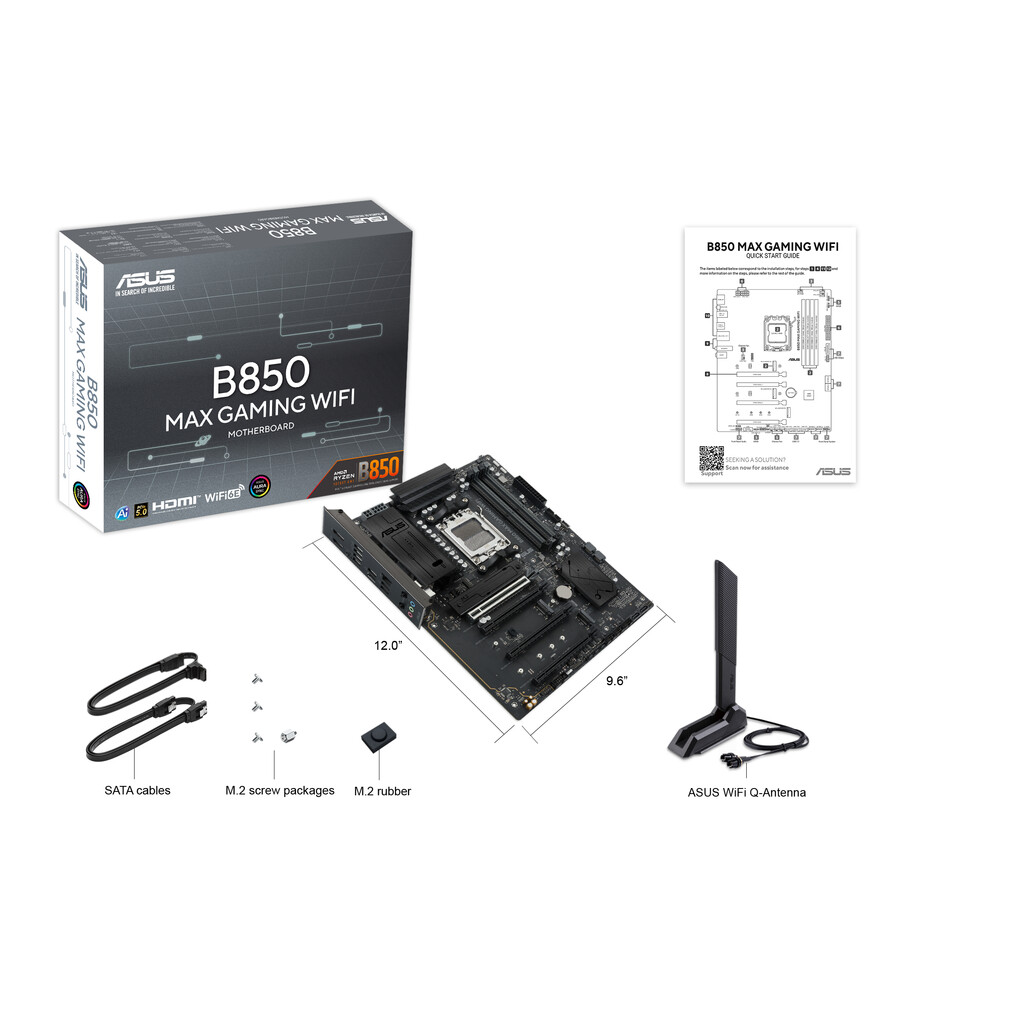 ASUS B850 MAX GAMING WIFI AMD B850 Socket AM5 ATX - Afbeelding 6