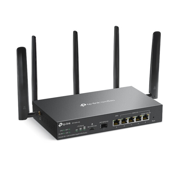 TP-Link Omada ER706W-4G draadloze router Gigabit Ethernet Dual-band (2.4 GHz / 5 GHz) Zwart - Afbeelding 3