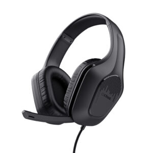 Trust GXT 415 Zirox Lichtgewicht gaming‑headset – gaming headset – bedrade headset – inklapbare microfoon – Zwart