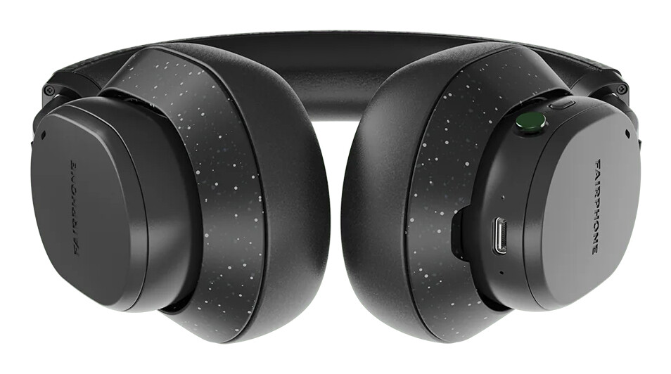 Fairphone Fairbuds XL Headset Draadloos Hoofdband Oproepen/muziek USB Type-C Bluetooth Zwart - Afbeelding 2