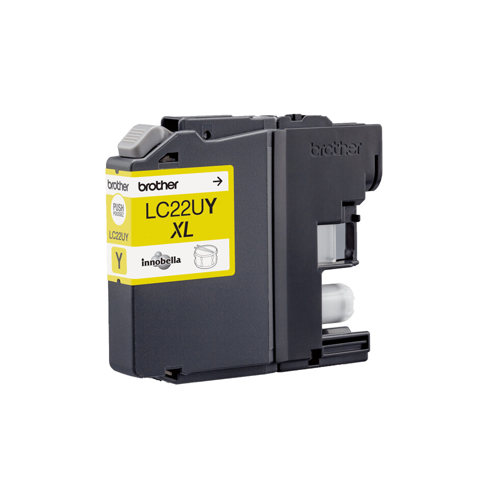 Brother LC22UY inktcartridge 1 stuk(s) Origineel Hoog (XL) rendement Geel - Afbeelding 2
