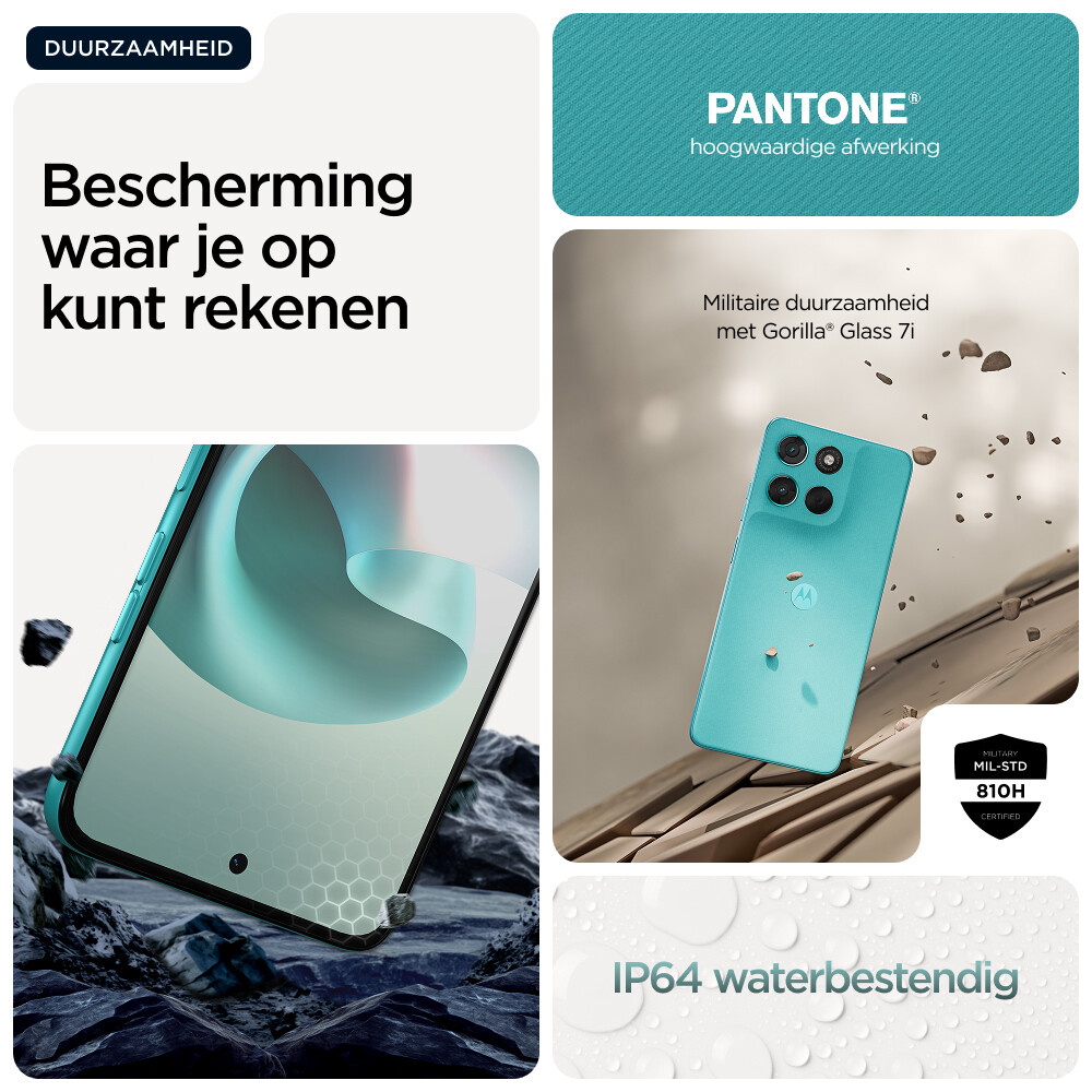 Motorola moto g57 power 17,1 cm (6.72") Dual SIM Android 16.0 5G USB Type-C 12 GB 256 GB 7000 mAh Turkoois - Afbeelding 8