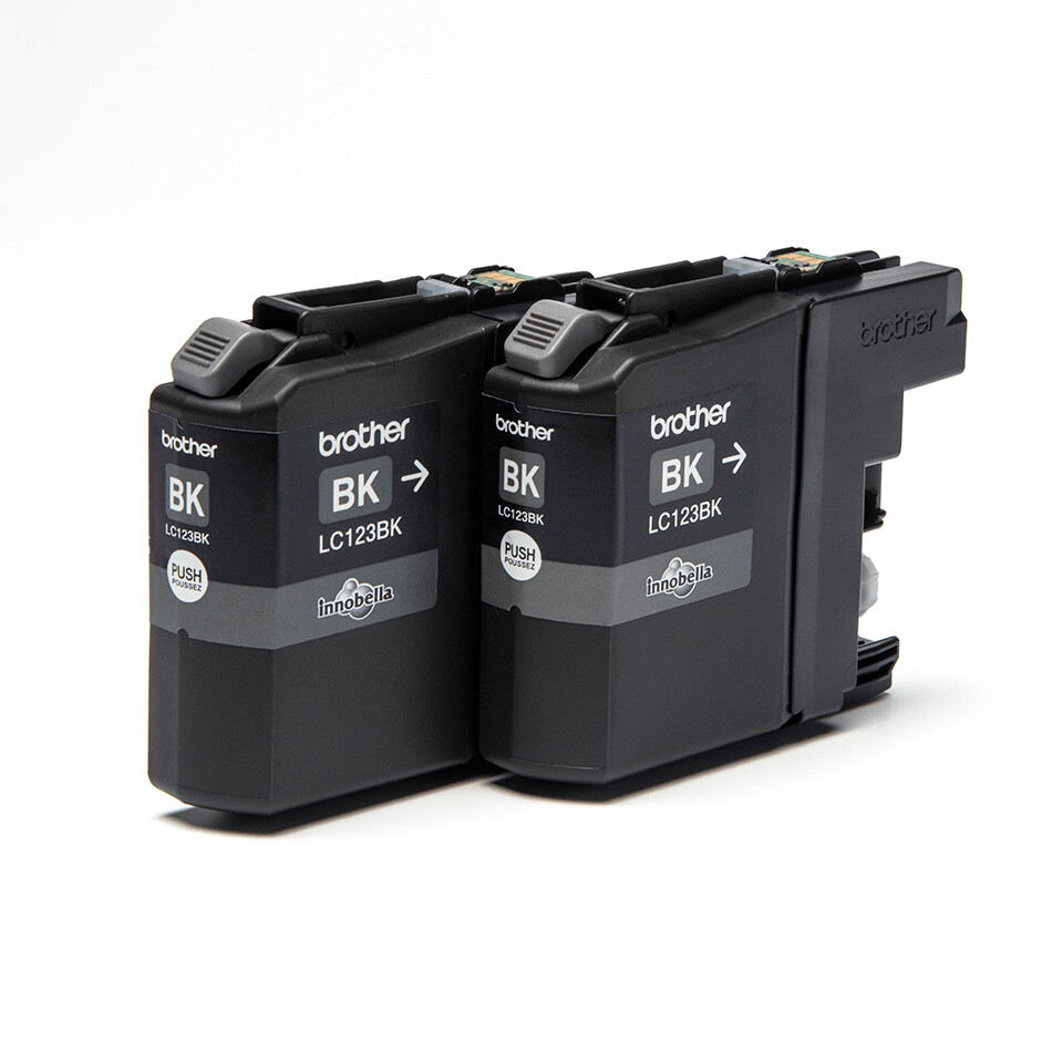 Brother LC123BKBP2 inktcartridge 2 stuk(s) Origineel Zwart - Afbeelding 2
