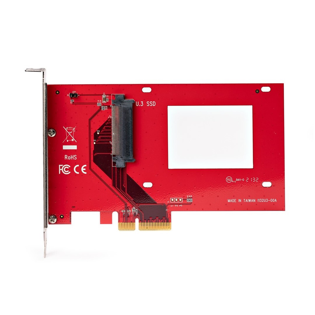 StarTech.com U.3 naar PCIe Adapter Kaart, PCIe 4.0 x4 Adapter voor 2.5" U.3 NVMe SSDs, SFF-TA-1001 PCI Express Uitbreidingskaart - Afbeelding 5