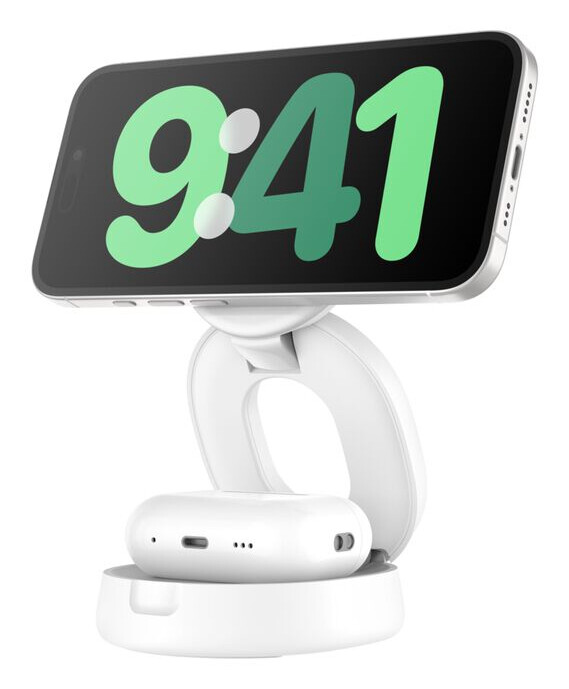 Belkin WIZ035kqWH Hoofdtelefoons, Smartphone Wit USB Draadloos opladen Snel opladen Binnen - Afbeelding 4