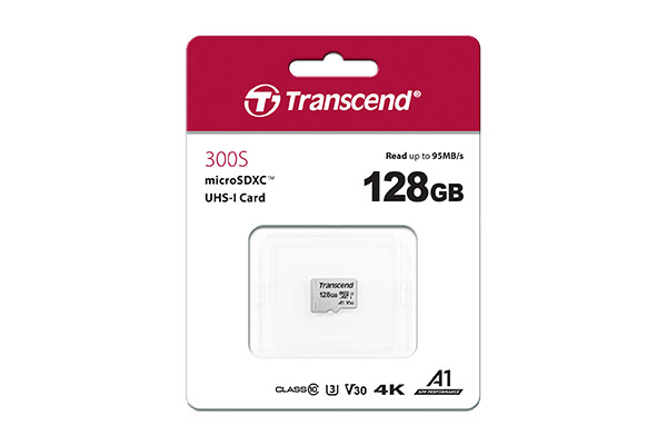 Transcend 300S 128 GB MicroSDXC NAND Klasse 10 - Afbeelding 2