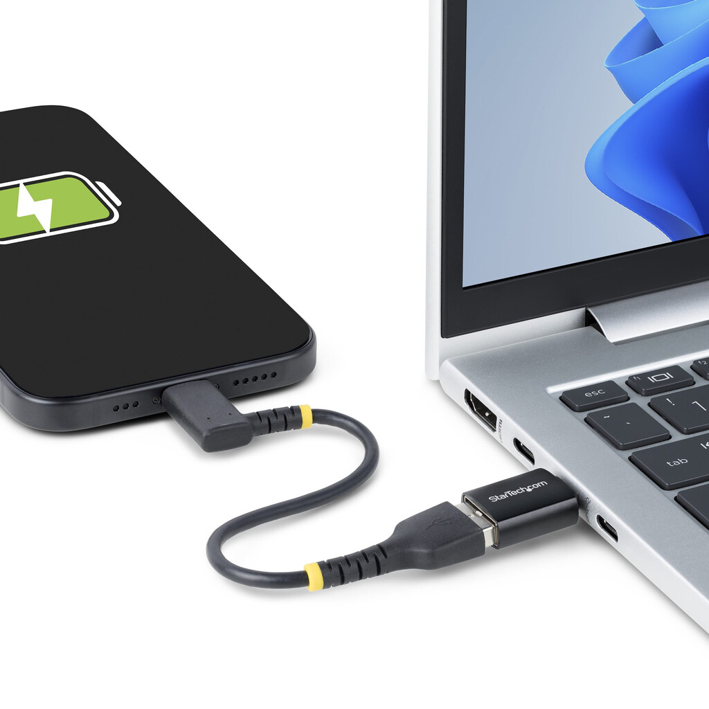 StarTech.com USB-C naar USB-A Adapter, USB 5Gbps, 3A, USB-C Male naar USB-A Female Converter, Duurzame Metalen Behuizing - Thun - Afbeelding 4
