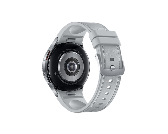 Samsung Galaxy Watch6 Classic SM-R955F 3,3 cm (1.3") OLED 43 mm Digitaal 432 x 432 Pixels Touchscreen 4G Zilver Wifi GPS - Afbeelding 4