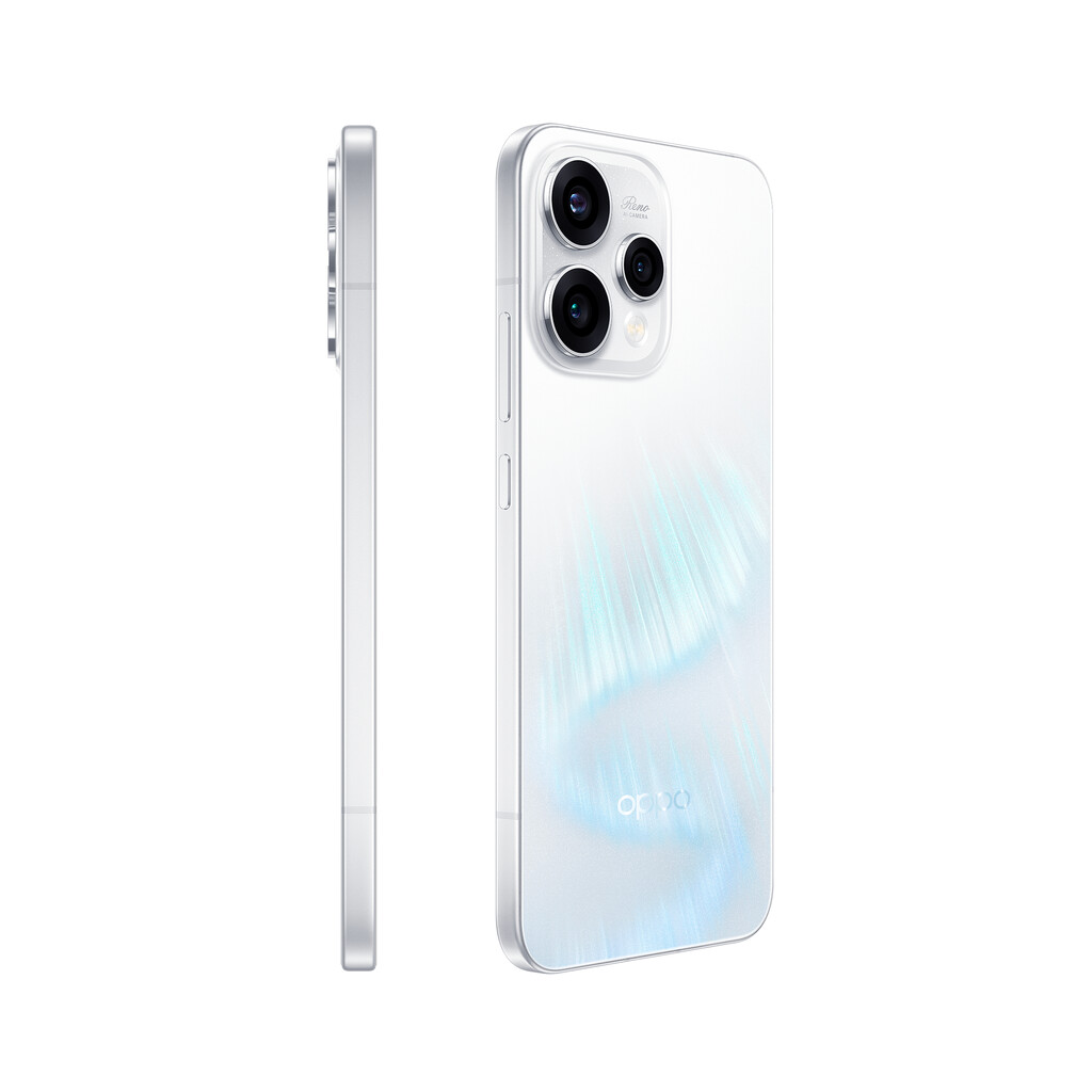 OPPO Reno15 5G Aurora White Box 16,7 cm (6.59") Dual SIM Android 16.0 USB Type-C 8 GB 512 GB 6500 mAh Wit - Afbeelding 3