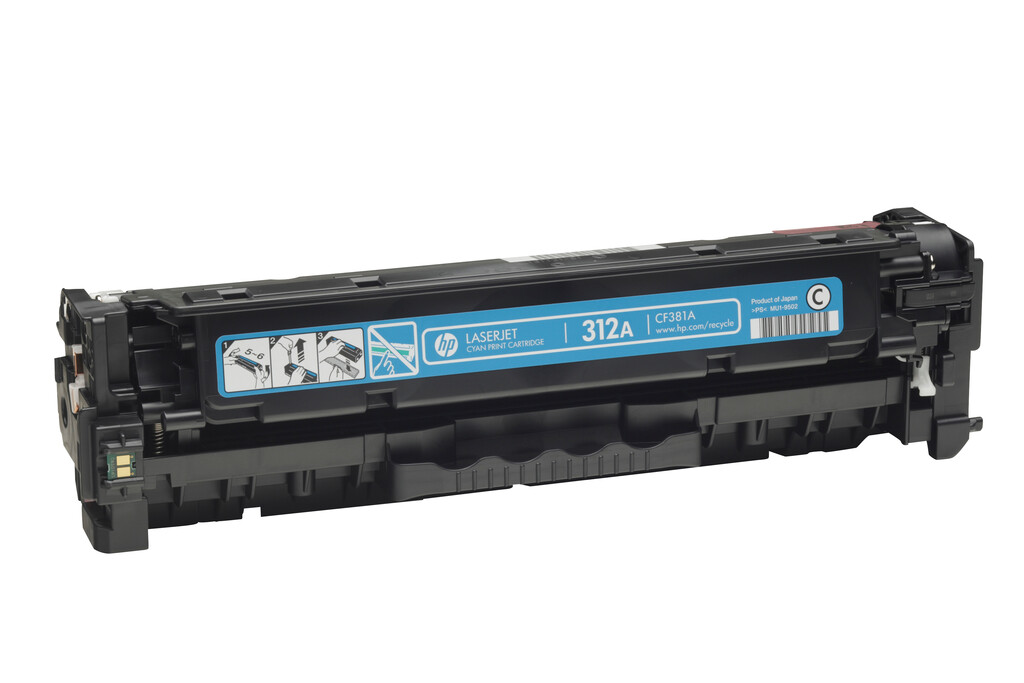 HP 312A cyaan LaserJet tonercartridge - Afbeelding 2