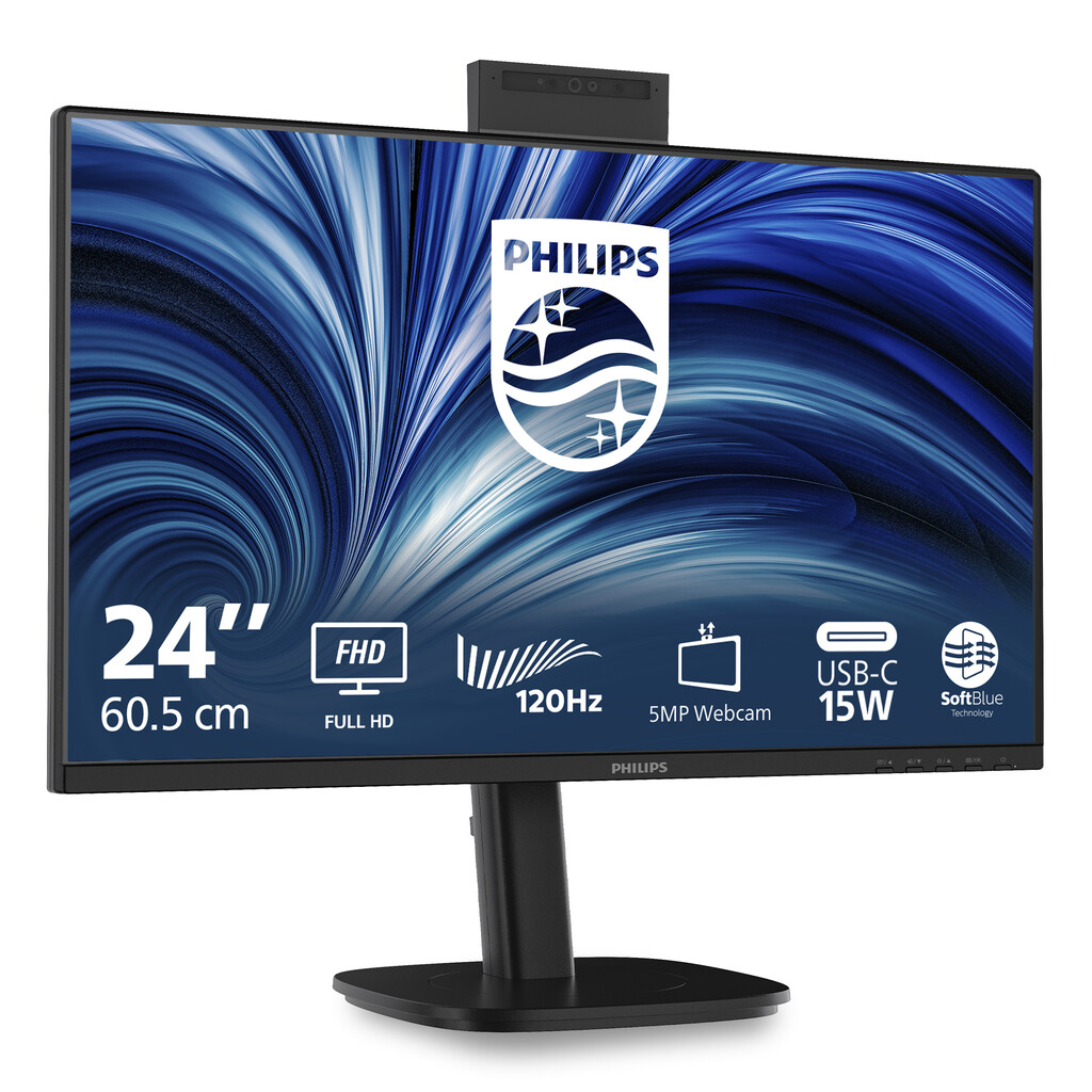 Philips 3000 series 24B2N3200JH/00 computer monitor 60,5 cm (23.8") 1920 x 1080 Pixels Full HD LCD Zwart - Afbeelding 2