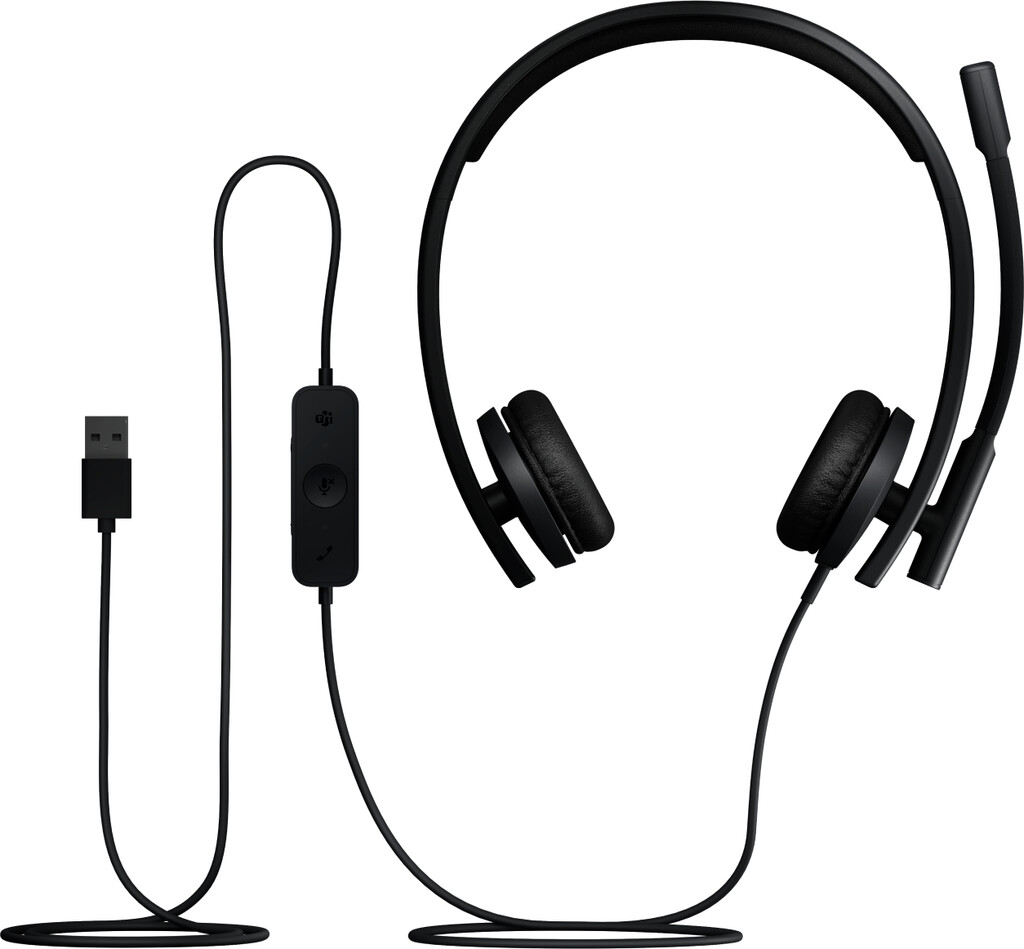 Logitech H570E Headset Bedraad Hoofdband Kantoor/callcenter USB Type-A Zwart - Afbeelding 5