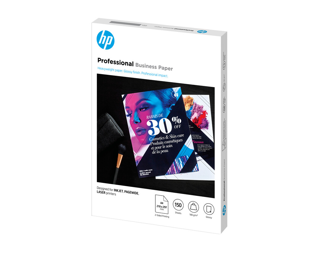 HP Professional Business Paper, glanzend, 180 g/m2, A4 (210 x 297 mm), 150 vellen - Afbeelding 2