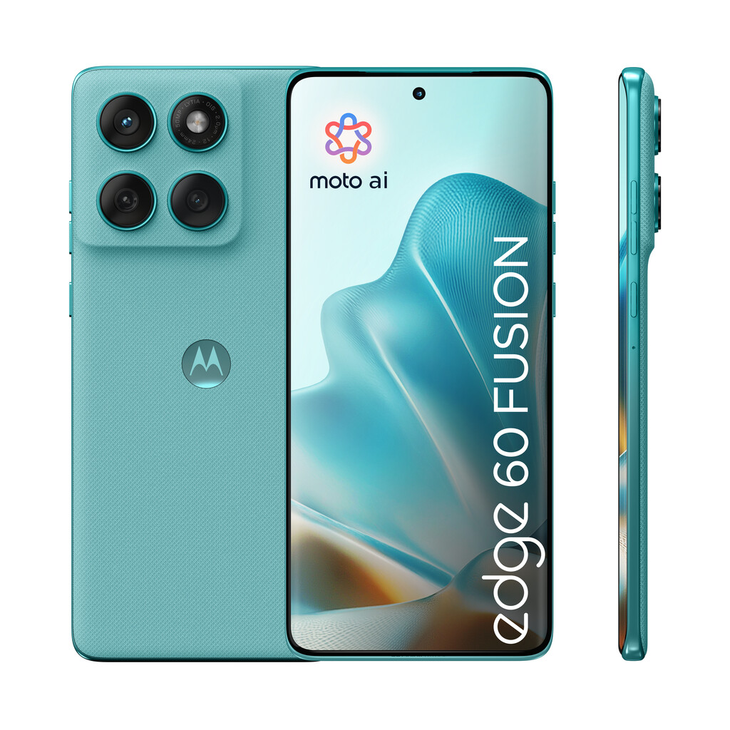 Motorola edge 60 fusion 16,9 cm (6.67") Dual SIM Android 15 5G USB Type-C 8 GB 256 GB 5200 mAh Turkoois - Afbeelding 2