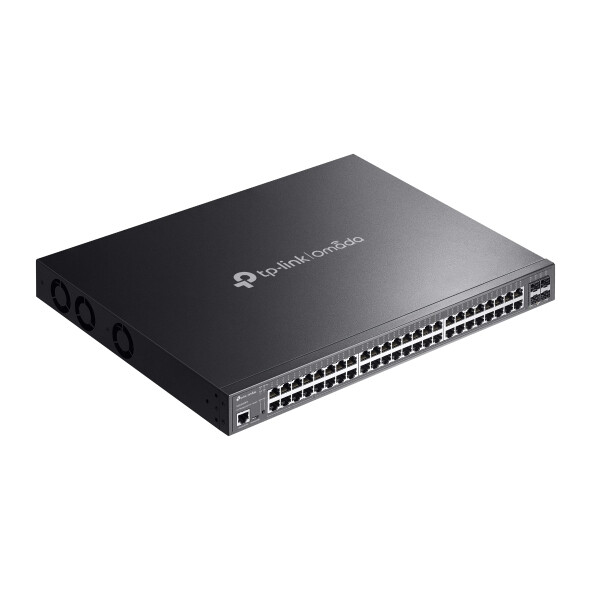 TP-Link Omada SG3452XMPP netwerk-switch Managed L2+ Gigabit Ethernet (10/100/1000) Power over Ethernet (PoE) 1U Zwart - Afbeelding 4